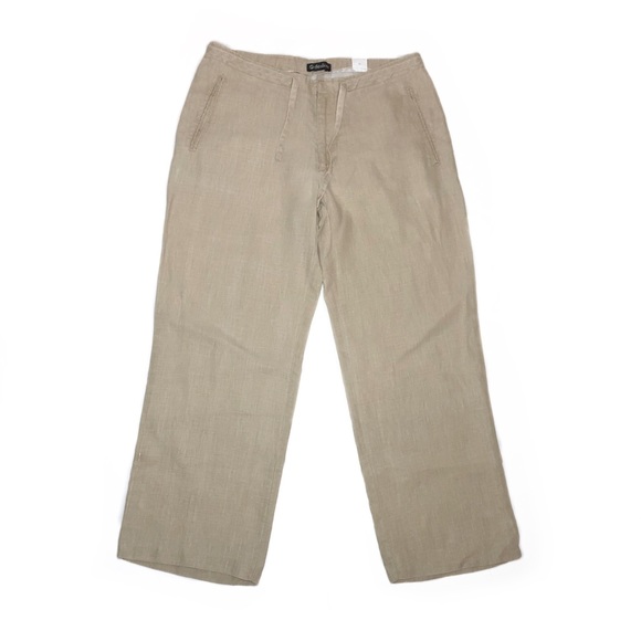 DEKKER CHINO LINEN PANTS - Picture 1 of 8